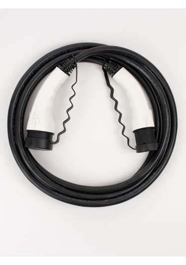 Gobo Energy Elektrikli Araç Şarj Kablosu 5 Metre 22kw Tip 2 - Trifaze Siyah 32a