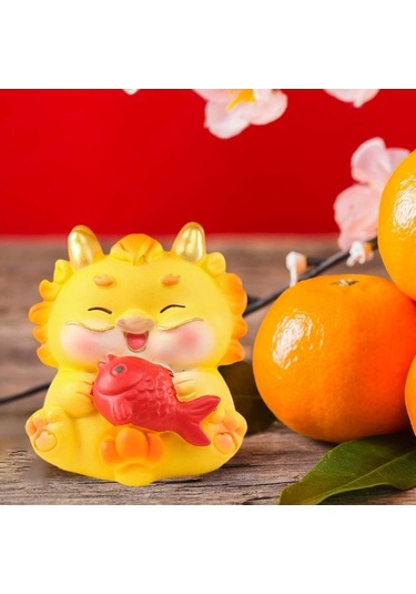 Pazly Yılı Suntek Stil-c Refah Reçine Heykelcik Hayvan Ejderha 2024 İp