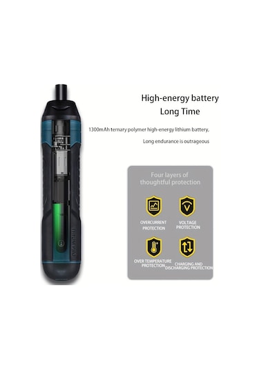 Tcherchi LH13268 3.6 V Lityum Akülü Tornavida Seti