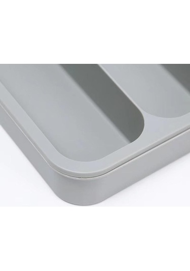 Novahub Multi Katmanlı Mutfak Çekmecesi Bıçak Çatal Saklama Tepsisi Baharat Kutusu Yemek Çubukları Kaşık Seti 56995962 Gri