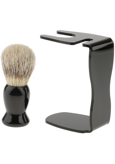 Dolıty Erkek Tıraş Seti Fırçası+akrilik Sehpalık+ Kase