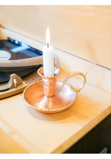 Bakır El Şamdanı Eritmel Model Mat Renk