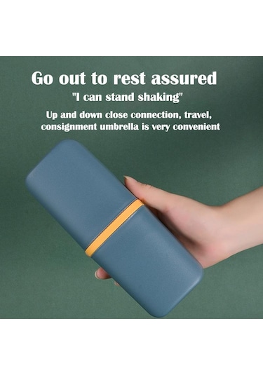 Yeşil Moda Diş Fırçası Ve Diş Macunu Seyahat Çantası Taşınabilir Diş Fırçası Saklama Kutusu Seyahat Aile Kamp Okulu 2pcs Yeşil