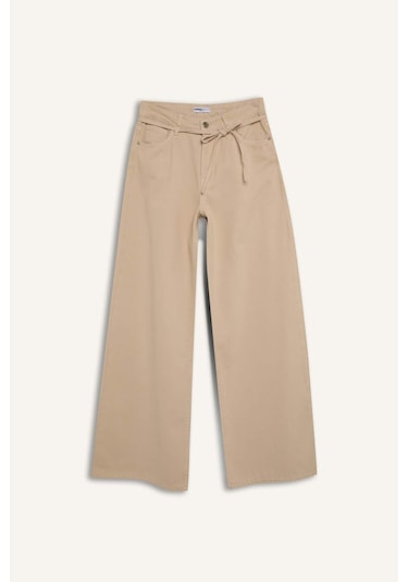 DeFacto Coool Gabardin Palazzo Pantolon Wide Leg Yüksek Bel Geniş Bol Paça E1794AX25SPER222