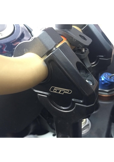 GP Kompozit Honda Africa Twin CRF1000L / CRF1100L 2016-2024 Uyumlu Gidon Yükseltme Siyah