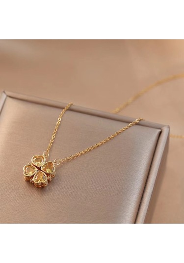 Bayan Kolye: Moda Estetiği Titanyum Çelik Kolye No.388 Çok REnkli