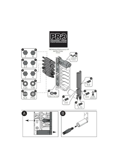 Pro Performans Mini Alyen Seti Siyah 17 Fonksıyon Zincir Pensesi/akort Prtl0132 Siyah