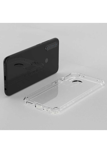 Xiaomi Redmi Note 8 Kılıf Zore Coss Şeffaf Sert Silikon Kılıf Renksiz