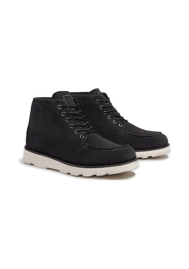 Timberland Tb0a6cep Britton Mills Mid Lace Up Chukka Boot Süet Siyah Erkek Bot Süet Siyah