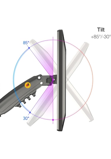 North Bayou NB H100 Amortisörlü Tek Kol Monitör Standı