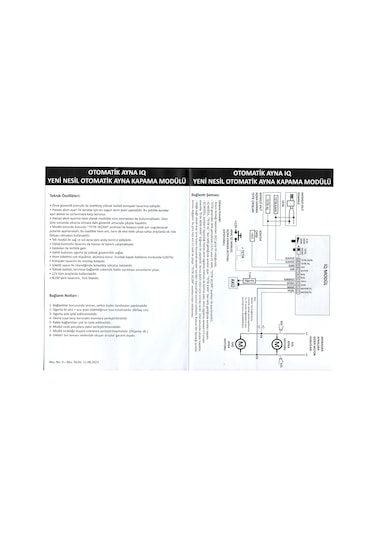Otomatik Ayna Iq Otomatik Ayna Katlama Modülü