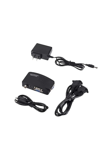 Powermaster Pm-983 Bnc S-video Vga'dan Vga'ya Görüntü Dönüştürücü 1080p Destekli