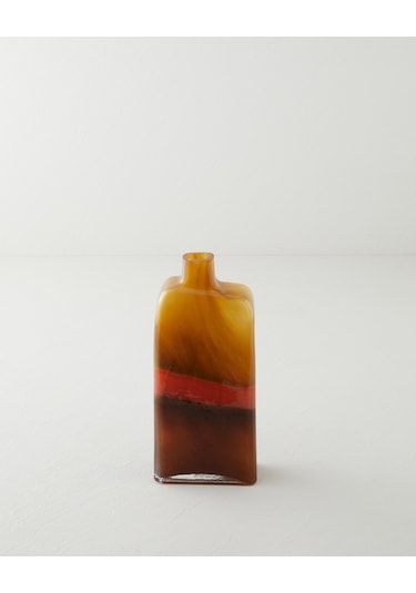 English Home Adra Cam Vazo 30 Cm Amber Amber