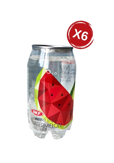 Enerjisi Azaltılmış Karpuz Aromalı Gazlı İçecek 350ml 6'lı Set