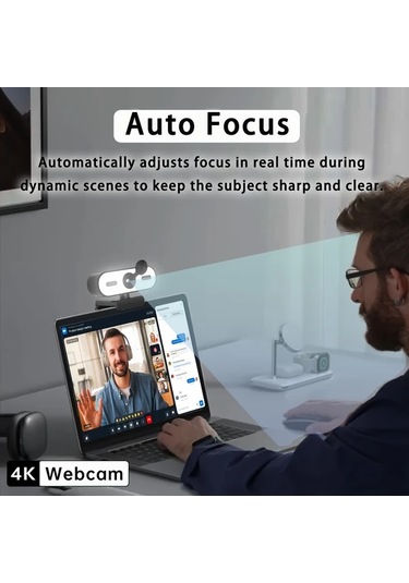 Dashanshop Exhqdr Q9-4k Usb Webcam 8mp 90 Geniş Açı Otomatik Odaklama Type-c