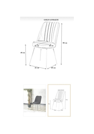 StarMall Kadife Kumaş Oval Sandalye Kılıfı,sandalye Örtüsü 1 Adet Krem