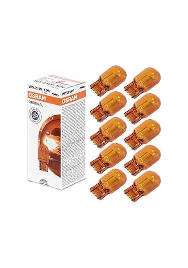 Osram Germany T20 Park Ve Gündüz Far Ampul Tek Duy Turuncu 2 Adet