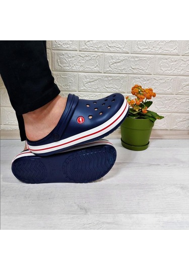 Akınalbella 195 Lacivert Hastane Aşçı Hafif Rahat Sabo Terlik 001