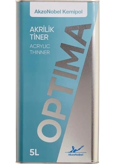 Optima Akrilik Tiner Yavaş 1 Litre