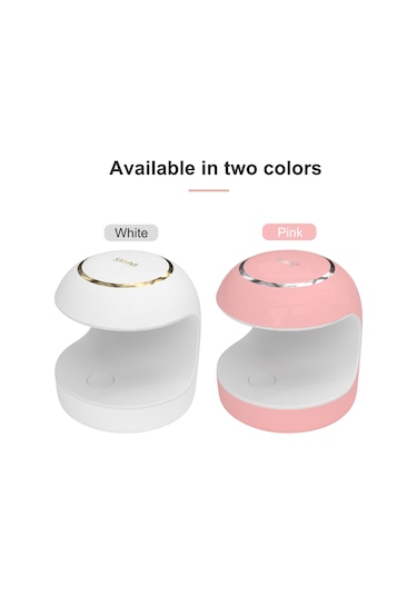 Xiyyadms Mini Uv Led Tırnak Kurutma Lambası - Hızlı Kuruma, Taşınabilir Ve Usb Güçlü Pembe