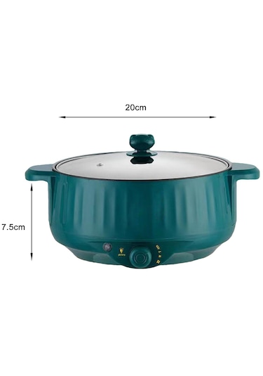 Suntek Makarna Yumurta Için Elektrikli Pişirme Pot Yeşil