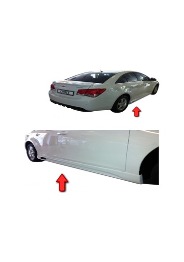 CHEVROLET CRUZE 2009-2016 PLASTİK BOYASIZ YAN MARŞPİYEL