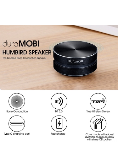 Xindoker Kırmızı Tws Kemiğiiletim Hoparlörü - Bt5.0, 6 Saat Çalma Süresi, 115db Güçlü Ses, Mini Taşınabilir, Fm Radyo Desteği 1 Adet