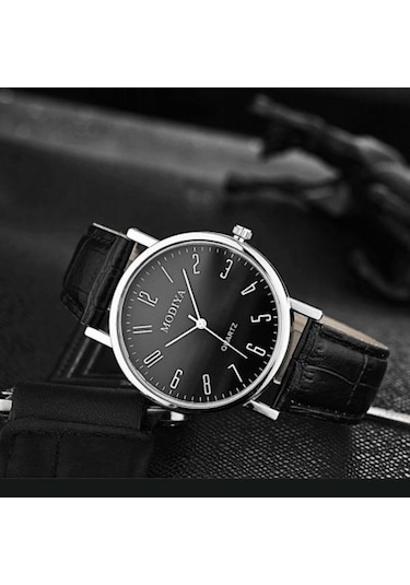 Yingfu Kahverengi Erkekler Saatler Analog Rahat Kuvars İzle Kol Saati, Arkadaşına Hediye Baba C Kahverengi