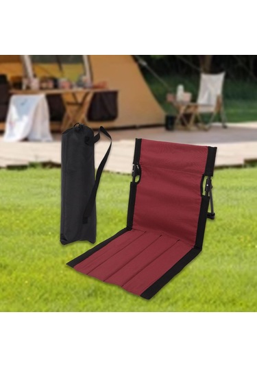 Suntek Açık Hava Plaj Şezlongu, Yürüyüş, Barbekü, Kırmızı