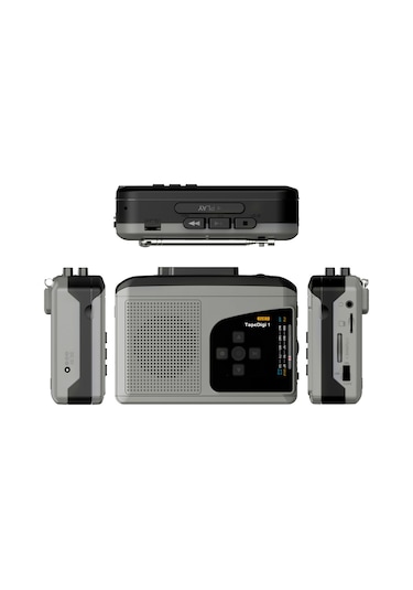 Ezcap-234 Kaset Teyp Oynatıcı Taşınabilir Am - Fm Radyo - Gri - Siyah