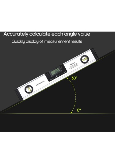 Ccgloball 400mm Dijital Lazer Marangozluk Için Seviye Açı Ölçer