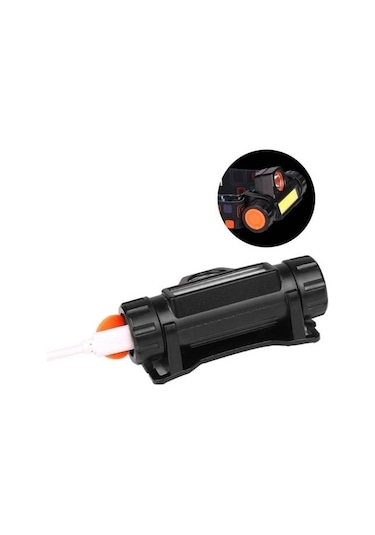 F-3434 Şarjlı Mıknatıslı Kafa Feneri - Çok Renkli