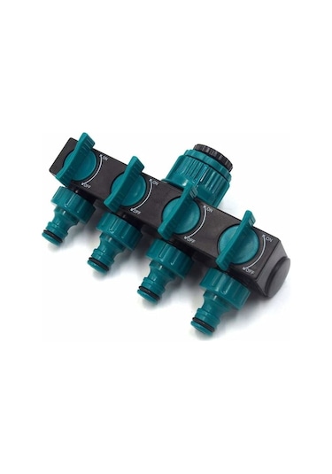 4 Yollu Bahçe Hortumu Bağlantısı, Dağıtım Hortumu Bağlantısı, Uzatma Bağlantısı, Musluk Başlığı, Y Seçici 180 83 120mm Diğer