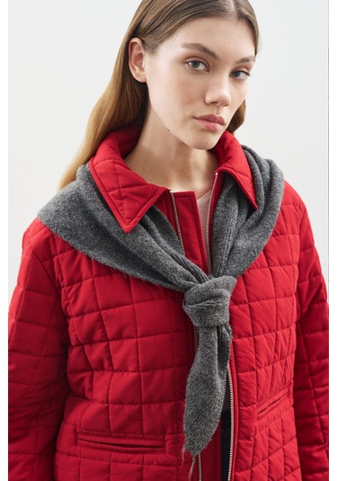 Üçgen Formlu Atkı Antrasit Antrasit