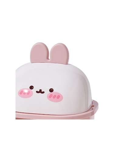 Homyl Sevimli Masaüstü Sepeti Vanity Ev Mutfak Için Beyaz Beyaz