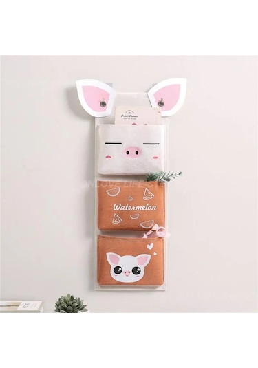 Stil C-ev Asılı Çanta Dayanıklılık Pamuk Ve Keten Tahsil Aletleri Saklama Çantası Katlanabilirlik Çamaşır Depolama Malzemeleri Yıkanabilir