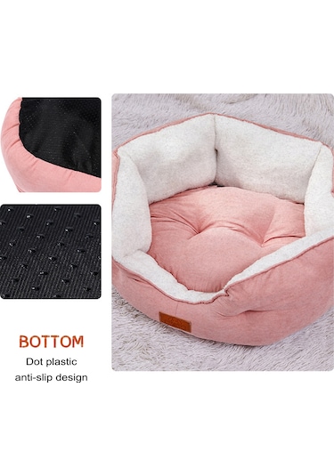 Küçük Köpekler İçin Köpek Yatağı Kapalı Kediler İçin Haki S Haki