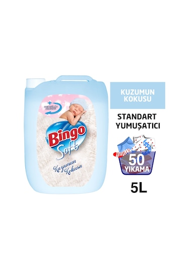Bingo Soft Çamaşır Yumuşatıcısı Kuzumun Kokusu 2 x 5 L