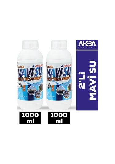 Akba Mavi Su Toilet Treatment 2'li Avantaj Paket 1 L + 1 L