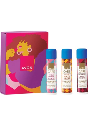 Avon Care Festive Kisses Dudak Balmı Seti 3 x 4 G