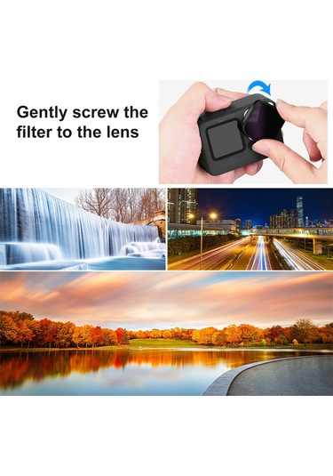 Springsun Puluz Pu921 5.5mm Nd16 4-stop Lens Filtresi 1.2 1.2in Nd Filtreler Optik Cam Su Geçirmez Çok Dayanıklı Kaplama İle Çizilmeye