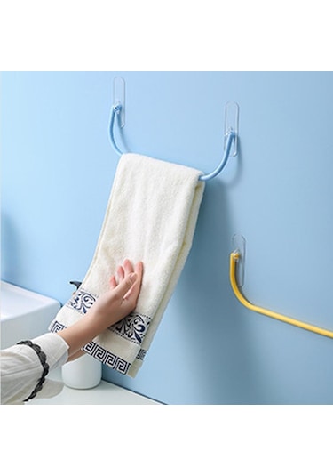 Sarı Çok Fonksiyonlu Kendinden Yapışkanlı Duvara Monte Depolama Rafları Mutfak Eşyalar Havluları Oturma Çok Amaçlı Düzen. 56711668 Sarı