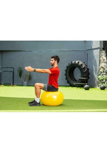 Slazenger 55cm Antıburst Gymball Sarı (Pompa Dahil)