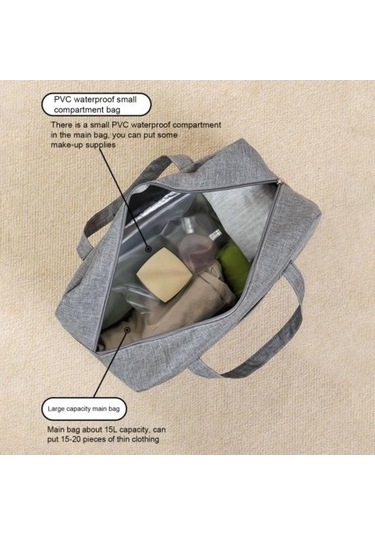 Dancemonkey Yerden Tasarruf Su Siyah Seyahat Saklama Olmayan Modern L Geçirmez Deforme Çantası Astar Da Siyah