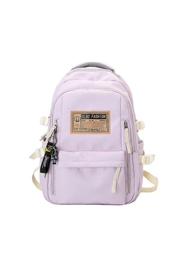 Ganzhoushop Fabrika Toptan Basit Üniversite Öğrenci Okul Çantası Açık Hava Sporları Trend Boş Zaman Çantası Büyük Kapasiteli Erkek Omuz Çantasısiyah Çok Renkli