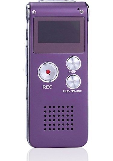 Monyee 16gb Usb Şarj Edilebilir Yüksek Kaliteli Dijital Ses Kaydedici - Dsp Gürültü Azaltma, Mp3 Çalar, Taşınabilir