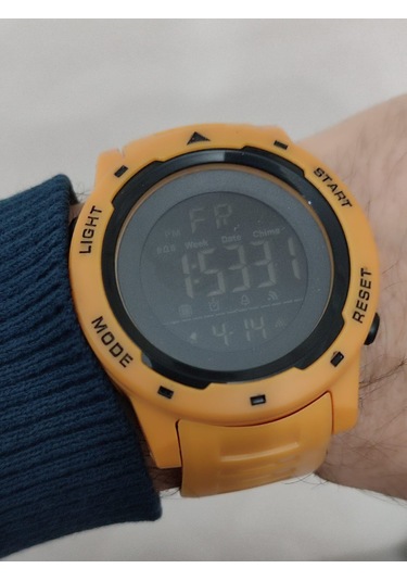 Quamer Erkek Kol Saati Dijital Su Geçirmez 2185 Sarı
