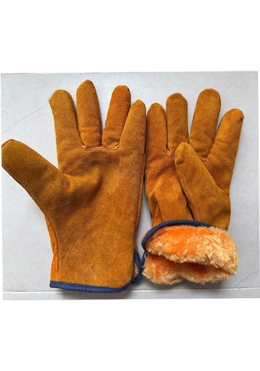 Symbee Kuru Deri Isı Dayanıklı Eldivenler - Isı Ve Isı Koruması, Ev Ve İş Mekanları İçin Kaliteli Korumalı Eldivenler