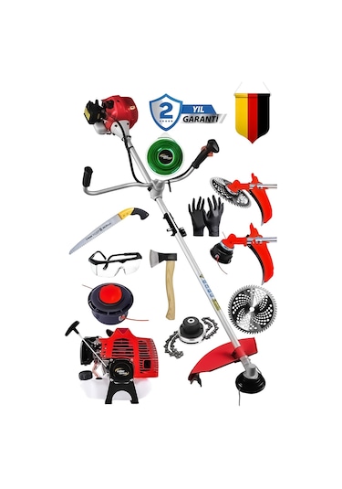 Lieber German XT9900 Yan Tipi Benzinli Çim Biçme Tırpan Makinesi