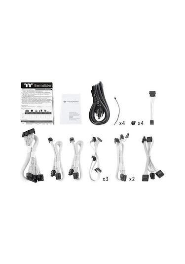 Thermaltake GF1 PS-TPT-0750FNFAGE-W 750 W 80+ Gold Tam Modüler Power Supply Beyaz